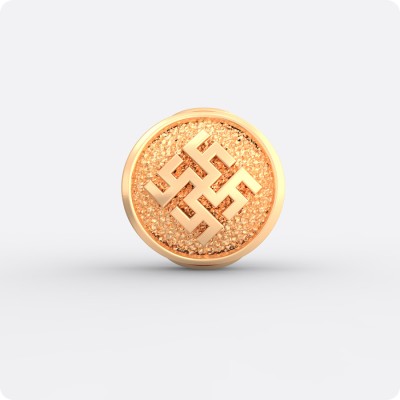 Шарм Цветок Папоротника из золота Шарм Цветок Папоротника из золота